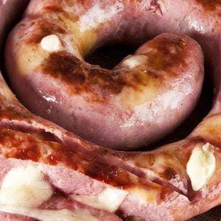Linguiça de Pernil c/ Queijo Coalho Assada na Brasa (500g)