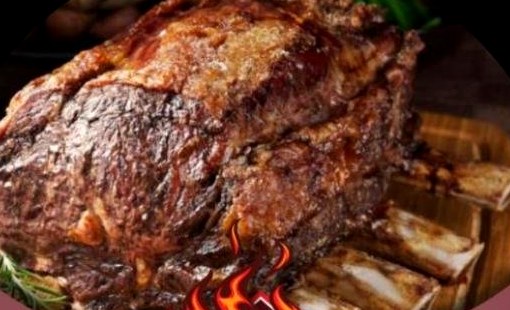 Costela assada na brasa do Empório dos Assados